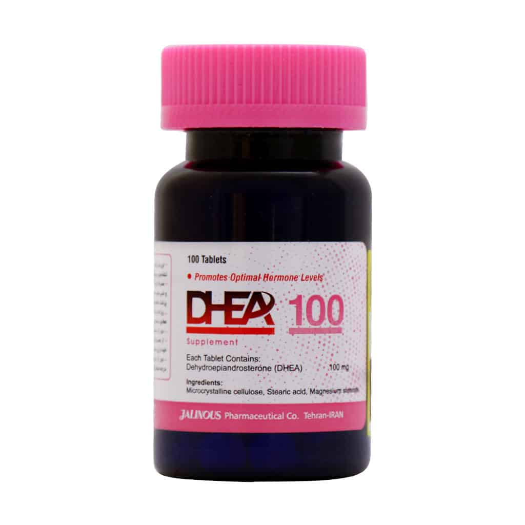 Jalinous-DHEA-100-mg-100-Tab قرص دی اچ ای آ 100 جالینوس 100 عددی
