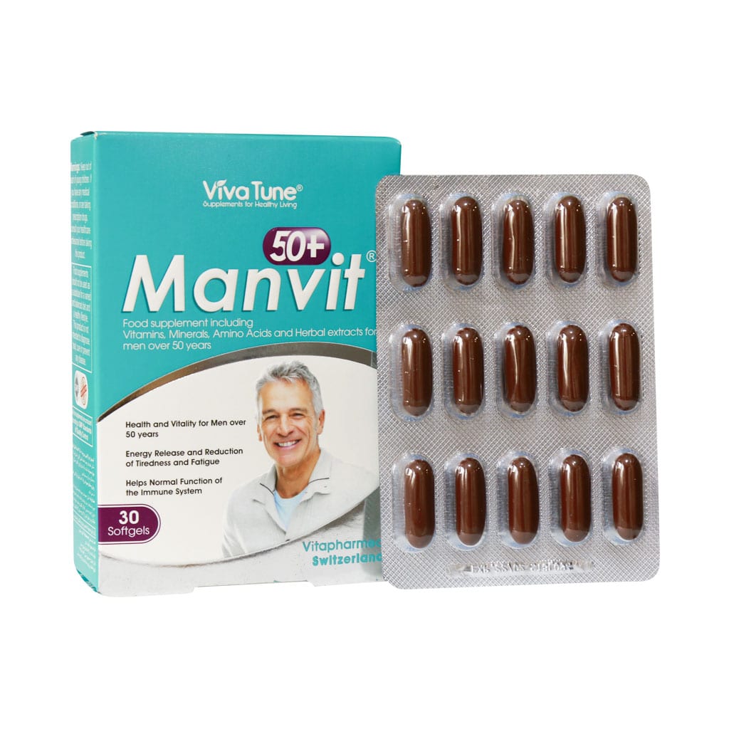 کپسول ژلاتینی من ویت +50 ویواتیون 30 عددی